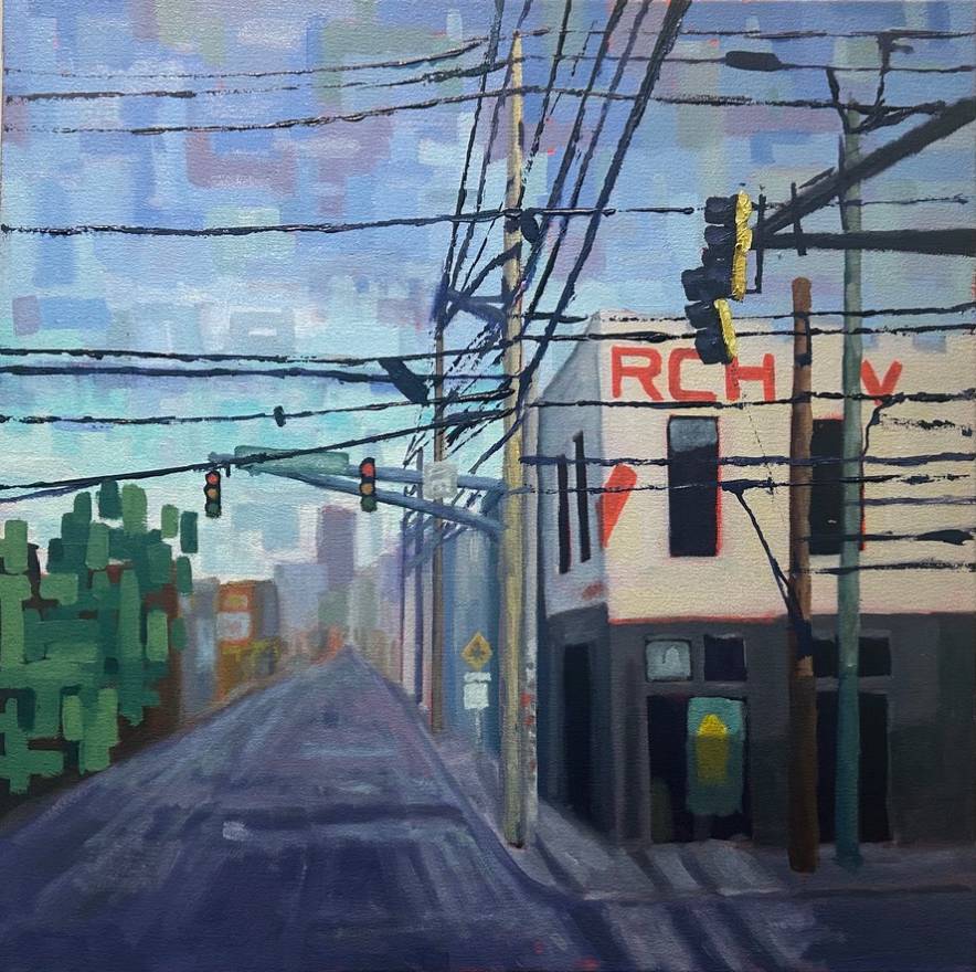 Edgewood Church, 16 x 20 inches, oil on canvas